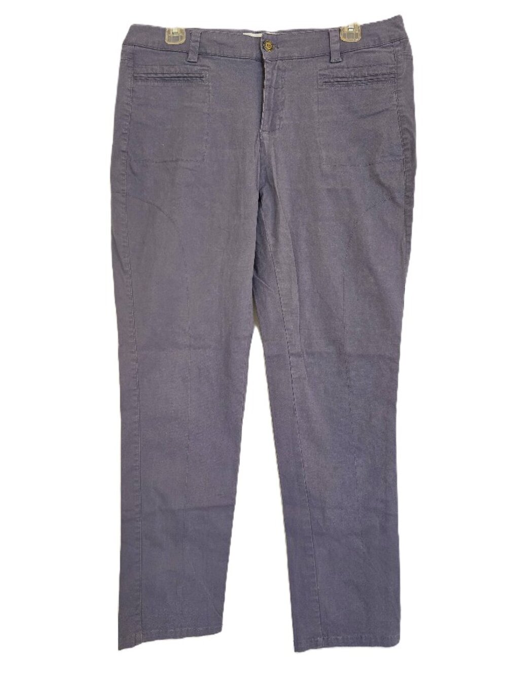 Workshop Andrea Jovine Grey Straight Leg Utility Ankle Pants Size 12